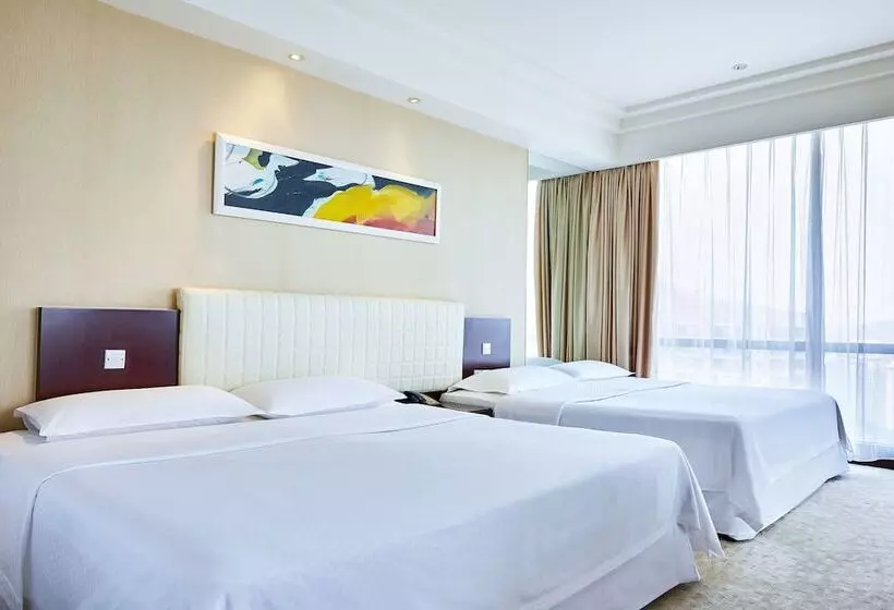 ２ダブルベッドのスタンダードルーム, Four Points By Sheraton Hangzhou, Binjiang