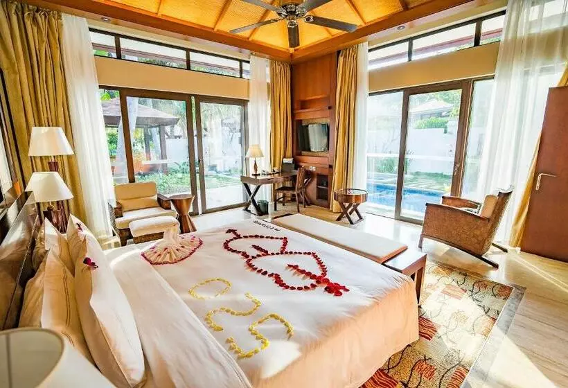Huvila, 1 makuuhuone ja uima-allas, Grand Metropark Villa Resort Sanya Yalong Bay