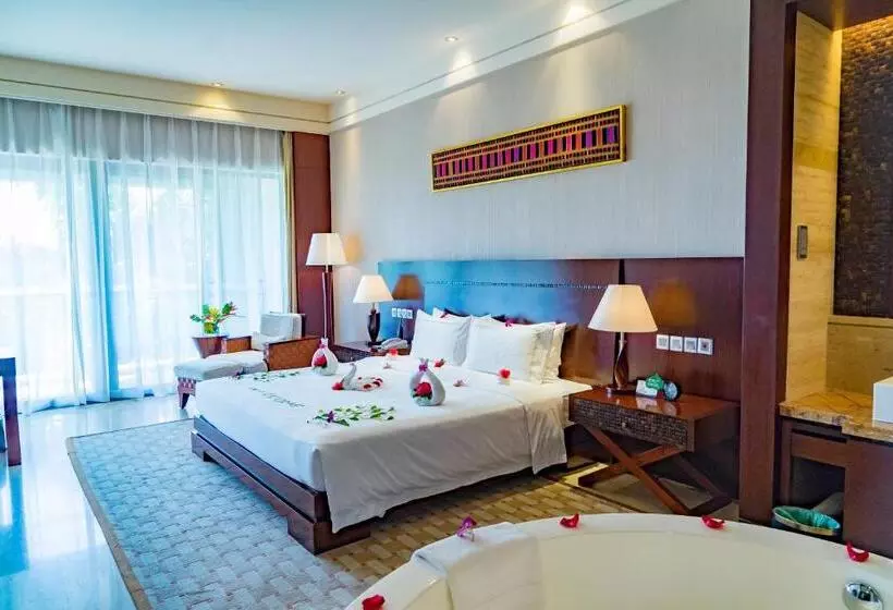 Deluxe-huone Puutarhanäkymä, Grand Metropark Villa Resort Sanya Yalong Bay