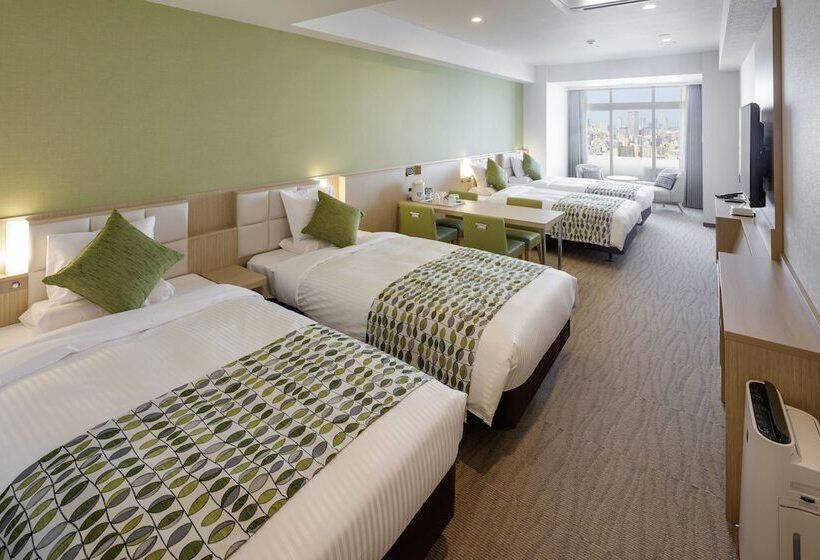 غرفة ديلوكس رباعية, Art Hotel Osaka Bay Tower