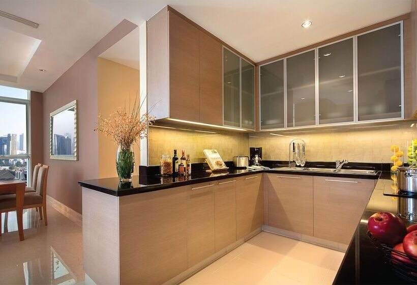Апартаменты Ejecutiva 2 Спальни, Oakwood Premier Cozmo Jakarta