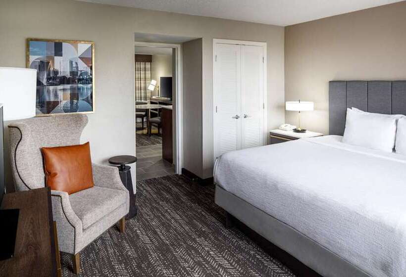 جناح سرير كينج, Embassy Suites By Hilton Sacramento Riverfront Promenade