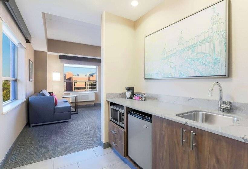 Студия Стандарт Двуспальная Кровать, Hampton Inn & Suites Pittsburgh Downtown