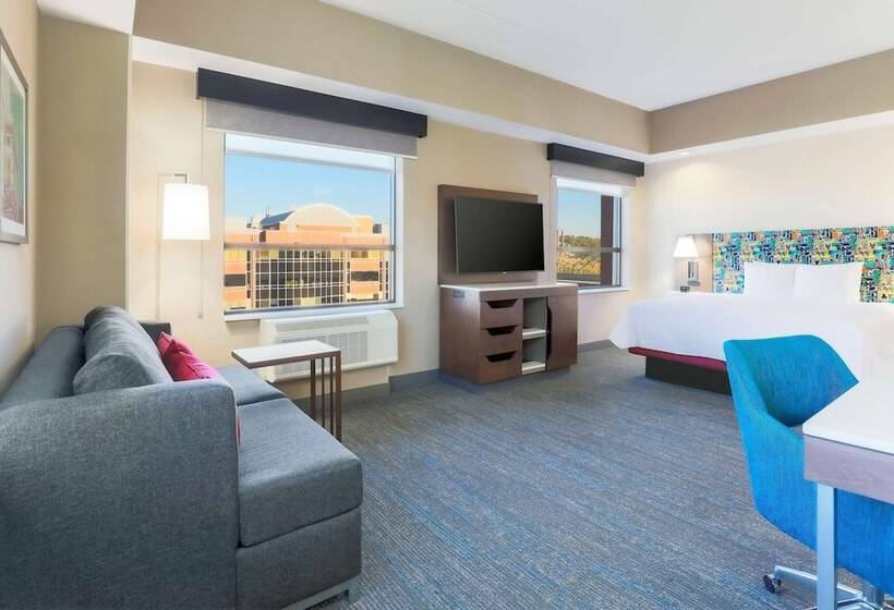 סטודיו סטנדרט מיטה זוגית, Hampton Inn & Suites Pittsburgh Downtown