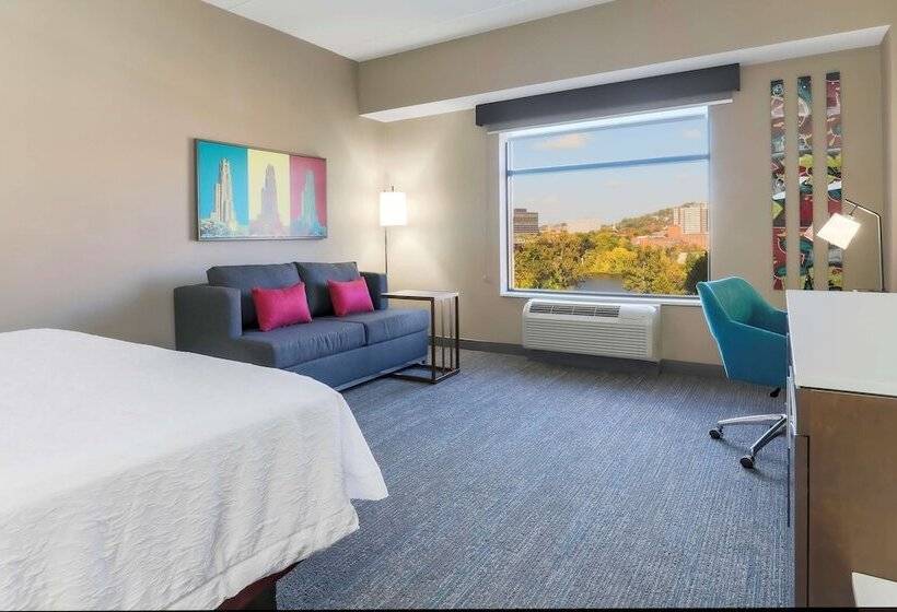 סטודיו סטנדרט מיטה זוגית, Hampton Inn & Suites Pittsburgh Downtown