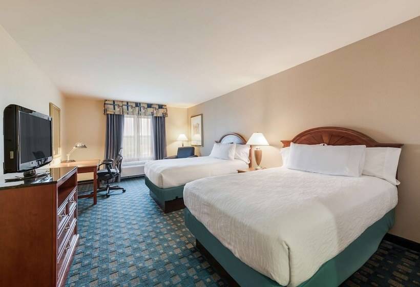 스탠다드 룸 더블 침대 2개, Hilton Garden Inn Suffolk Riverfront