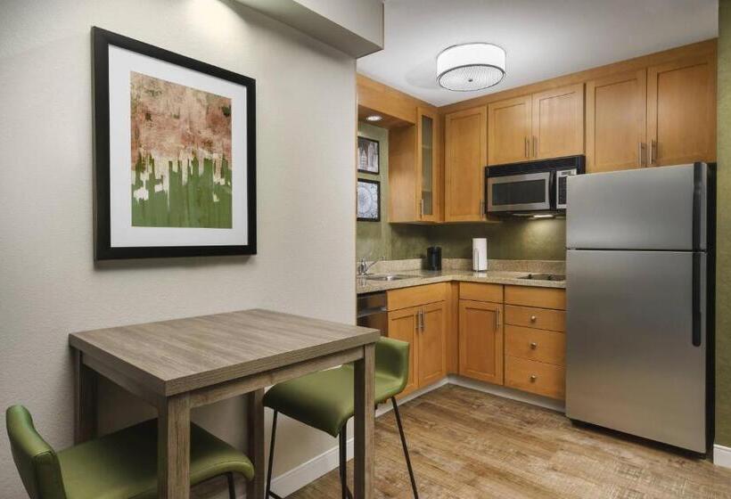 带大床的标准工作室, Residence Inn Austin Downtown/convention Center