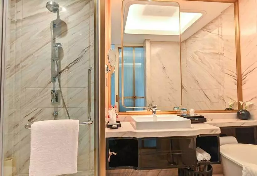 シティビューのデラックスルーム, Wyndham Qingdao
