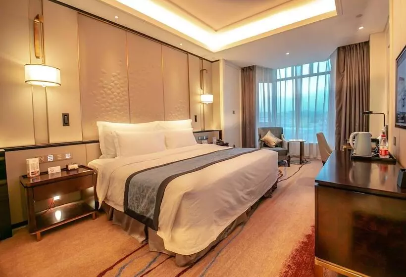 シティビューのデラックスルーム, Wyndham Qingdao