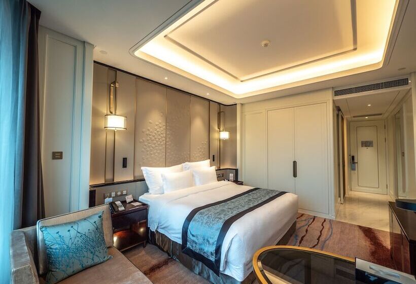 غرفة ديلوكس مطلة على المدينة, Wyndham Qingdao