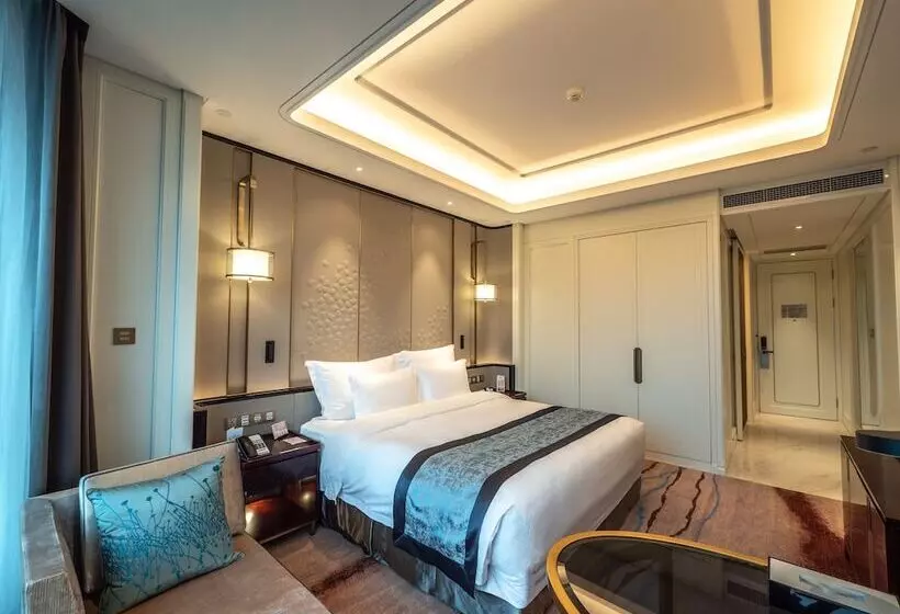 シティビューのデラックスルーム, Wyndham Qingdao