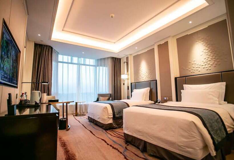 غرفة ديلوكس مطلة على المدينة, Wyndham Qingdao