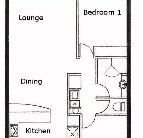 ２ベッドルームアパートメント, Palm Cove Tropic Apartments