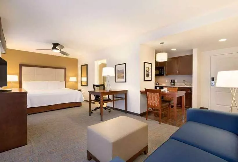 キングサイドベッドのスタンダードワンルーム, Homewood Suites By Hilton Las Vegas Airport