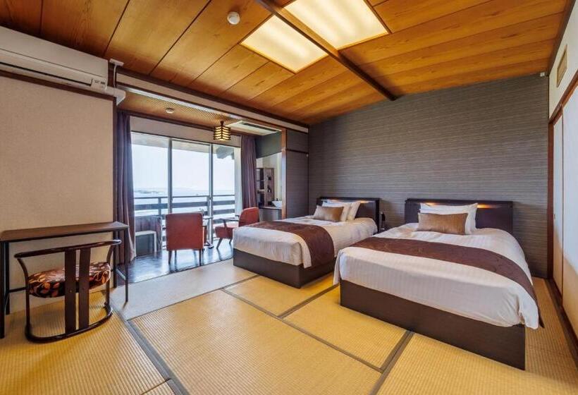 غرفة قياسية مطلّة علي البحر, Sado Resort Hotel Azuma