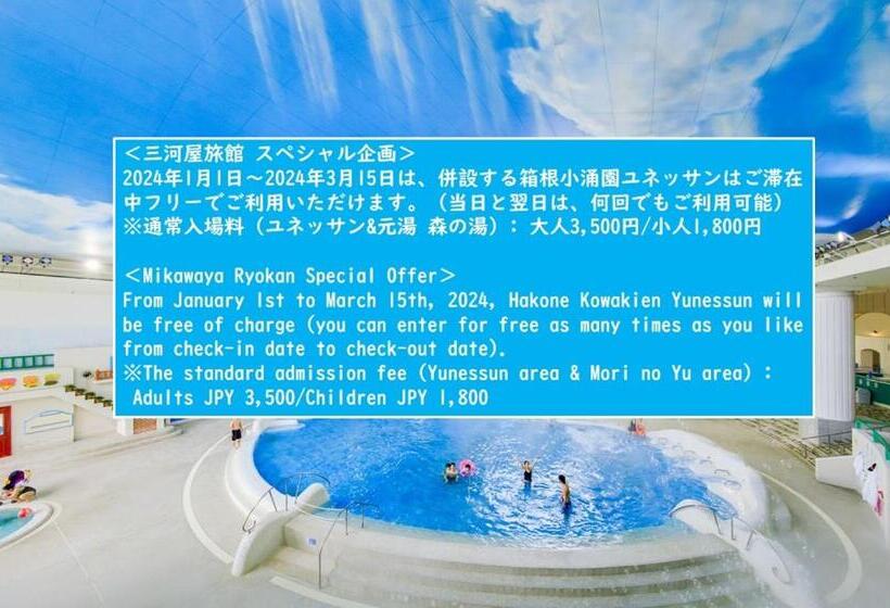 غرفة قياسية حمام مشترك, Hakone Kowakien Mikawaya Ryokan