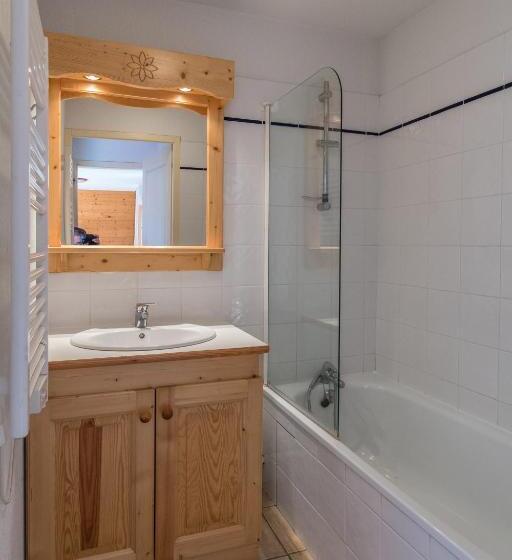 １ベッドルームドゥプレックスアパートメント, Résidence Goélia Les Flocons D'argent