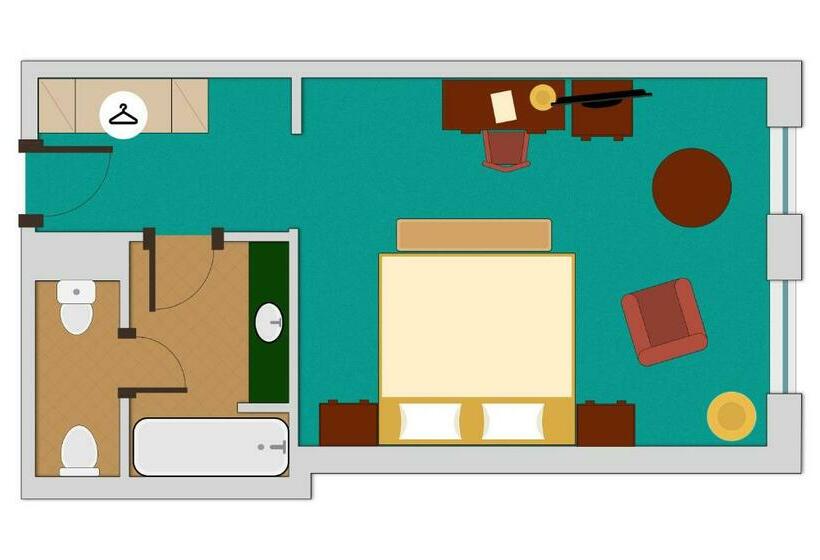 חדר סטנדרט, Carlsbad Plaza Medical Spa & Wellness