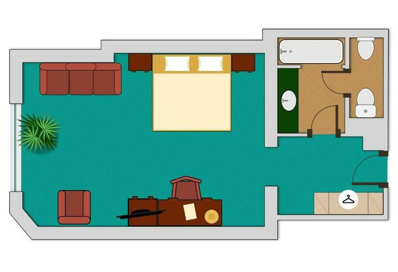 חדר סטנדרט, Carlsbad Plaza Medical Spa & Wellness