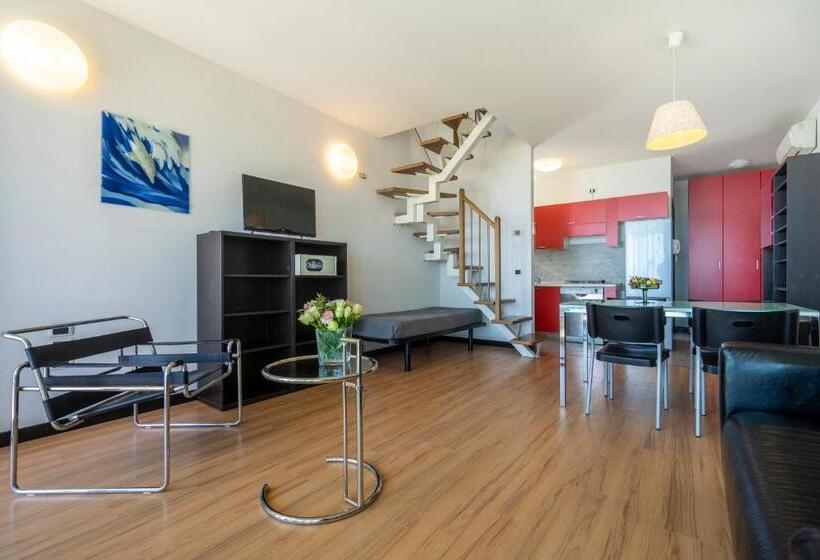 آپارتمان 1 خوابه با چشم‌انداز دریا, Cristallo