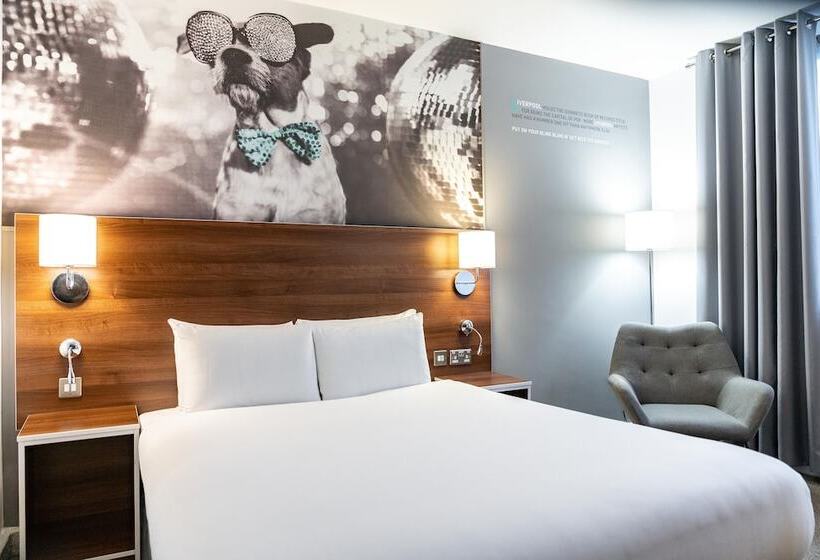 장애인을 위한 킹사이즈 침대 스탠다드 룸, Heeton Concept Hotel   City Centre Liverpool