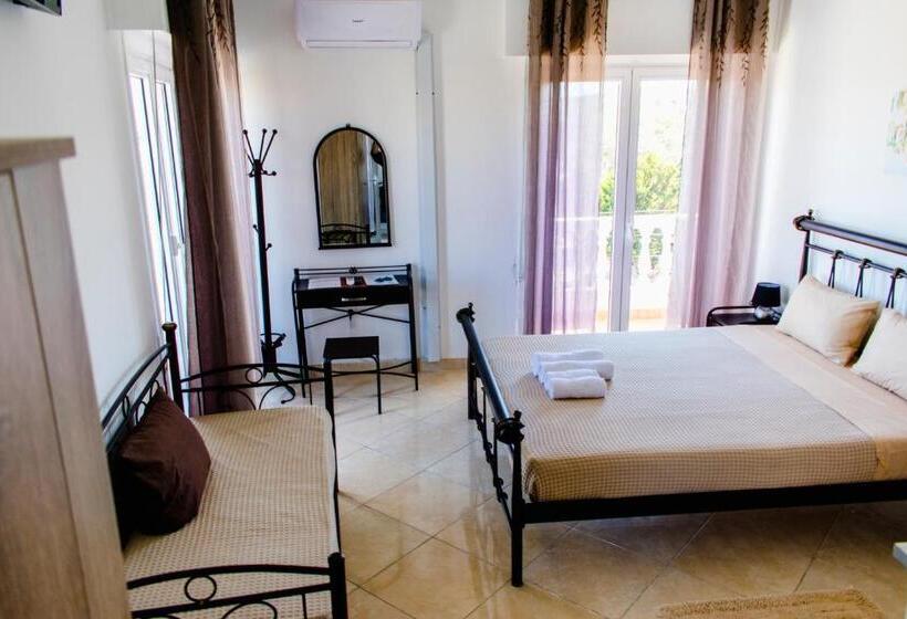 اتاق استاندارد با بالکن, Nikolakakis Rooms Lavrio