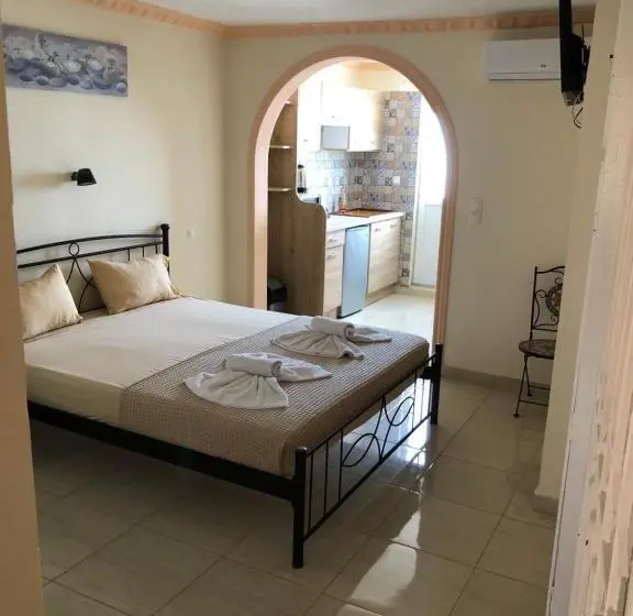 海の見える１ベッドルームアパートメント, Nikolakakis Rooms Lavrio