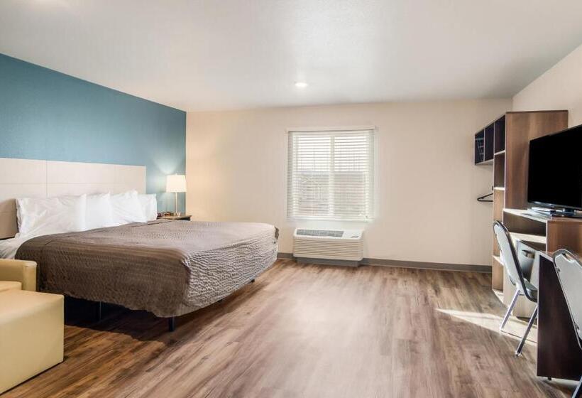 غرفة قياسية سرير كينج لذوى الإحتياجات الخاصة, Woodspring Suites Thornton North Denver