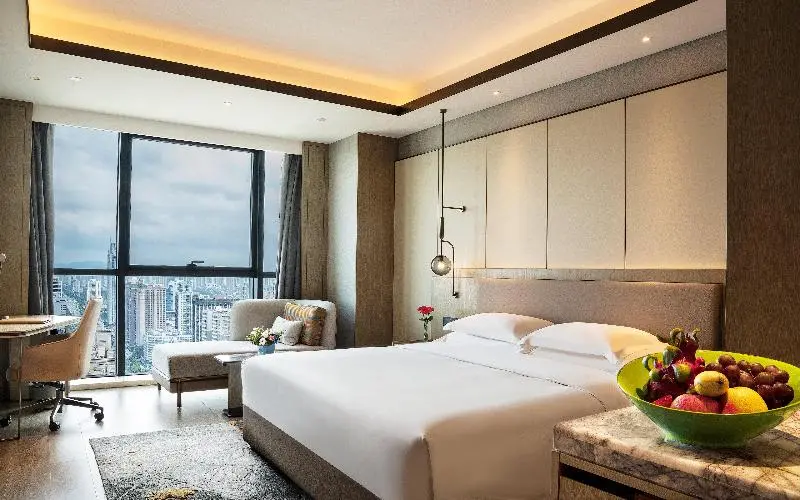 キングサイズベッドのスタンダードルーム, Crowne Plaza Changsha Development Zone By Ihg