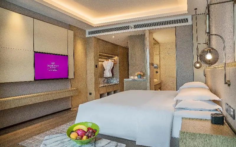 キングサイズベッドのスタンダードルーム, Crowne Plaza Changsha Development Zone By Ihg