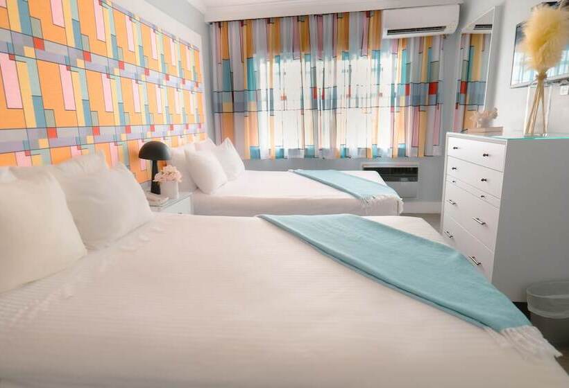 غرفه قياسيه سريرين مزدوجين, The Cove By Renzzi