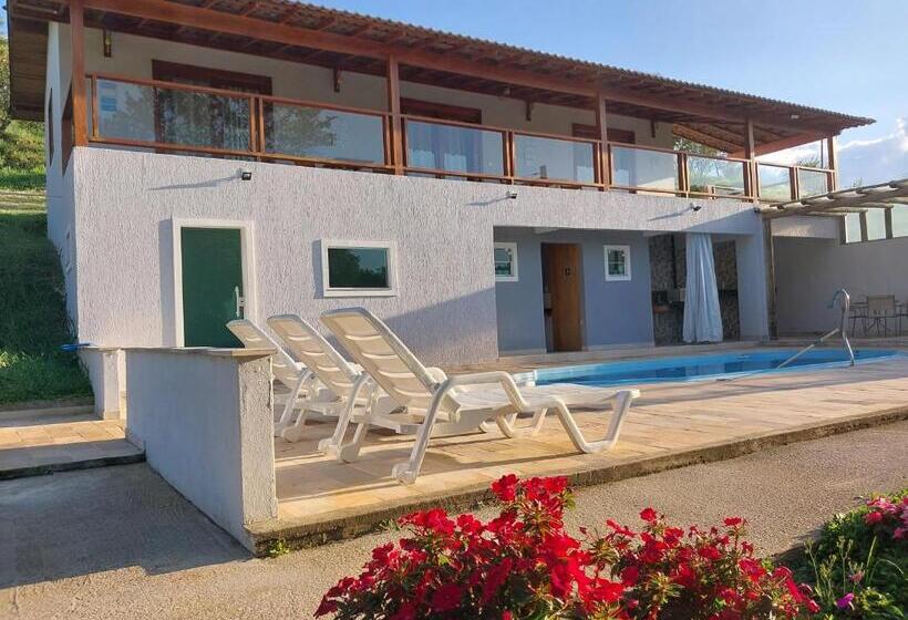 套房带泳池景, Pousada Sítio Vale Das Olivas