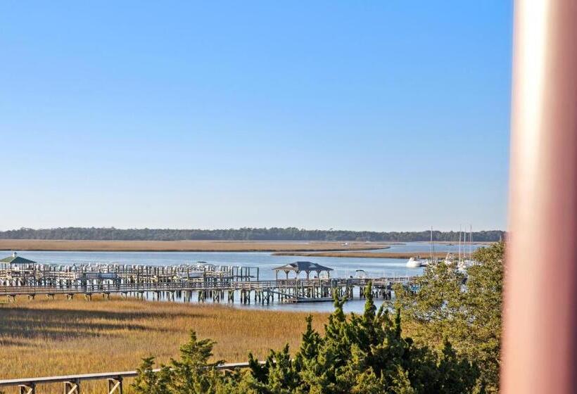 标准工作室带阳台, Folly With Marsh And Sunset Views