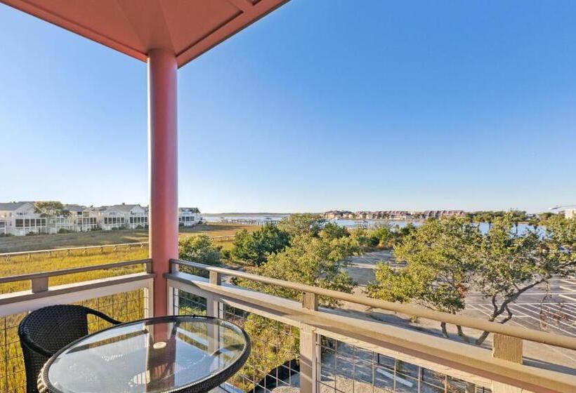 标准工作室带阳台, Folly With Marsh And Sunset Views