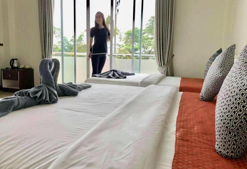 바다 전망 디럭스 3인룸, Lake Terrace Resort