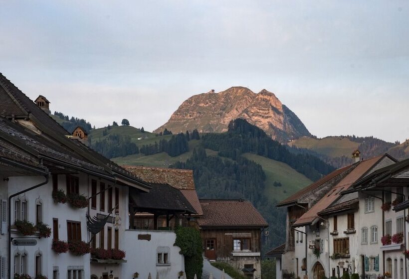 חדר סטנדרט נוף להרים, Au Soleil De Gruyères Chez Chantal