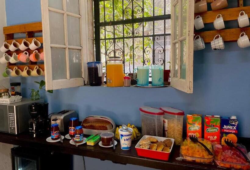 חדר סטנדרט עם מיטת קינג, Hostal Rosa Mexicano   Hostel