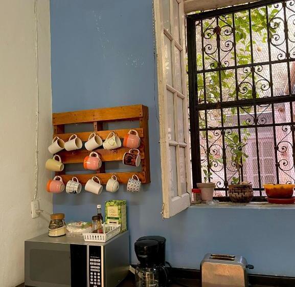 חדר סטנדרט עם מיטת קינג, Hostal Rosa Mexicano   Hostel