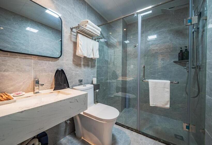 חדר סטנדרט שתי מיטות זוגיות, Wutong Ins Designer