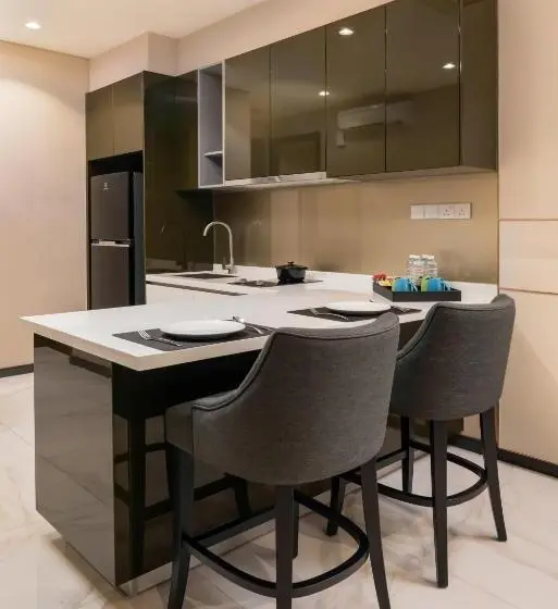 Huoneisto 1 Makuuhuone, Wyndham Suites Klcc