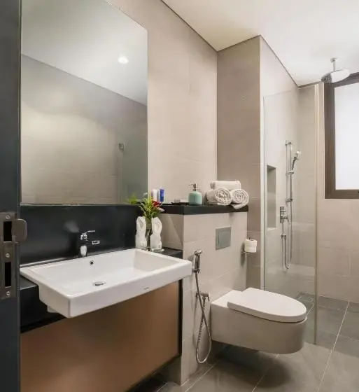 Huoneisto 2 Makuuhuonetta, Wyndham Suites Klcc