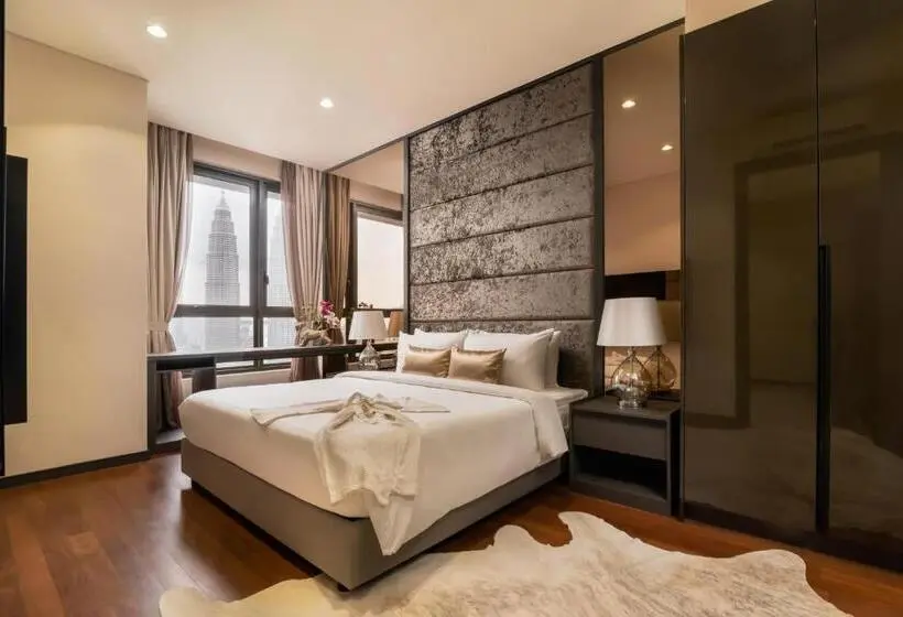 Huoneisto 1 Makuuhuone Näkymä, Wyndham Suites Klcc