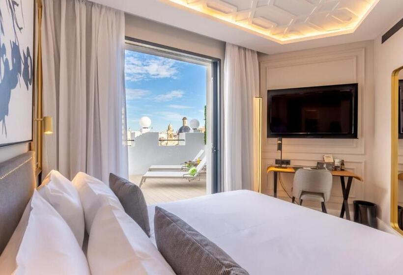 Premium room with terrace, L&h Gran Via Valencia