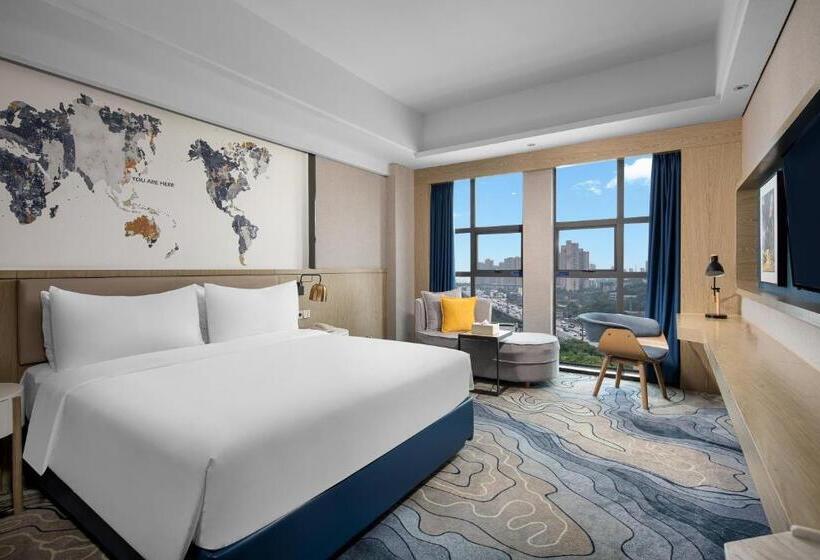 Quarto Deluxe Cama King, Ramada By Wyndham Changsha Tianxin