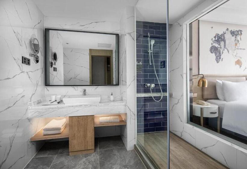 Quarto Superior Cama King, Ramada By Wyndham Changsha Tianxin