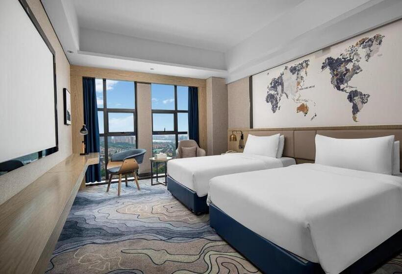 Quarto Deluxe, Ramada By Wyndham Changsha Tianxin