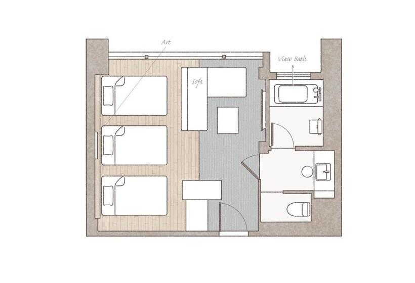 スーペリアトリプルルーム, Amanek Beppu Yula Re