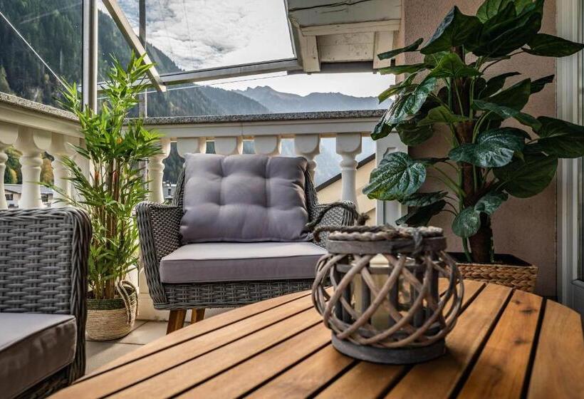 דירה בת חדר שינה 1 עם מרפסת, Gästehaus Wiesengrund & Apart Sporer