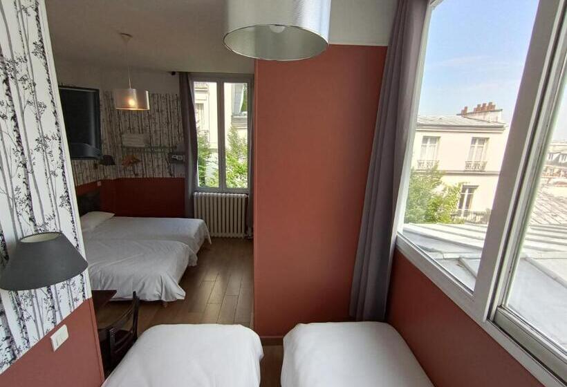 スタンダード４人部屋, Caulaincourt Montmartre By Hiphophostels