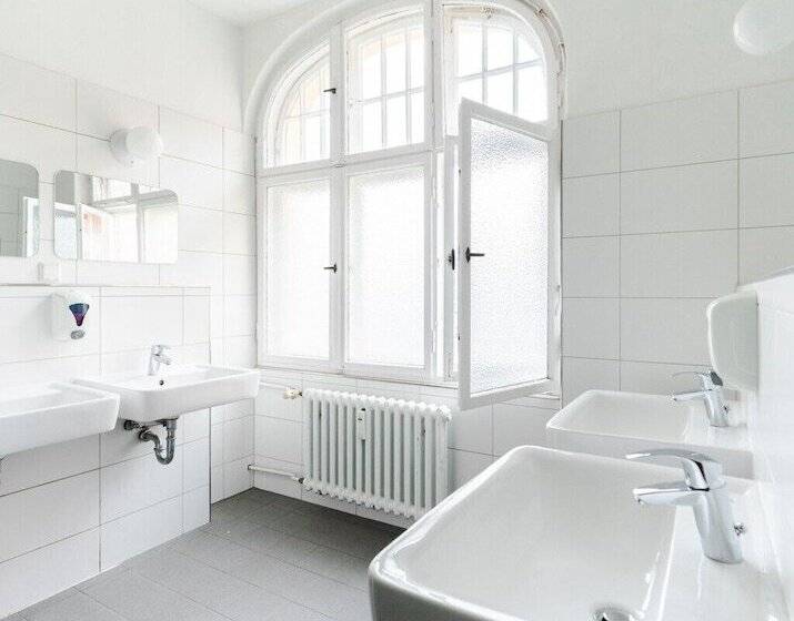 Bed in Shared Room with Shared Bathroom, Three Little Pigs Hostel   Your Berlin Castle